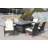 6 - Person Wicker Patio Dining Set with Rectangular Table , Cushions Included