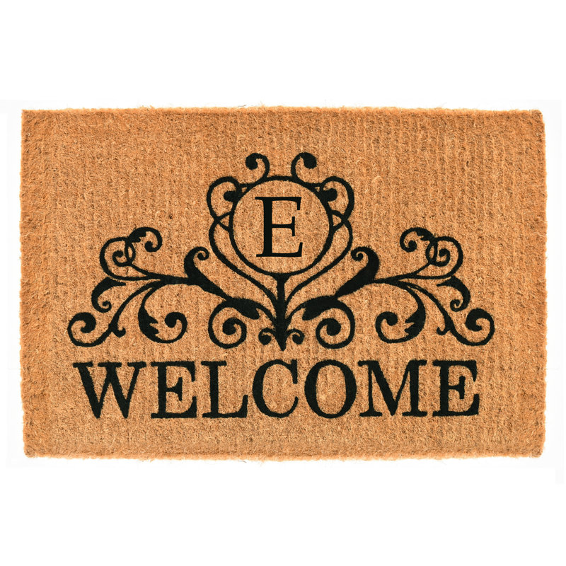 Zakrzewski Outdoor Doormat, Rectangle 1'6" x 2'6", E