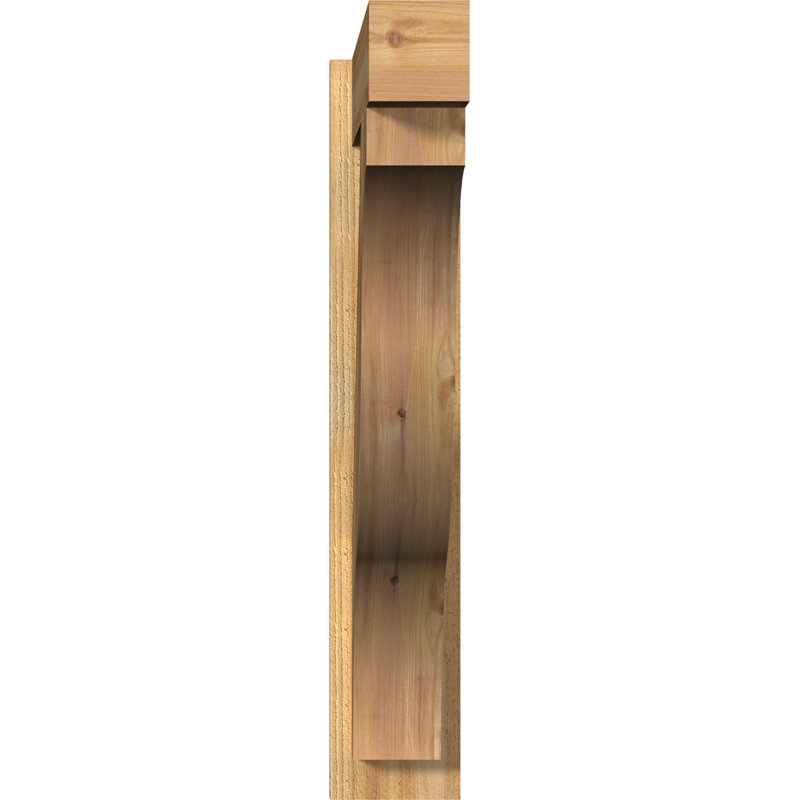 Jeu de blocs Funston, Cèdre rouge de l'Ouest de 6 po (sciage brut), P 34 po x H 34 po