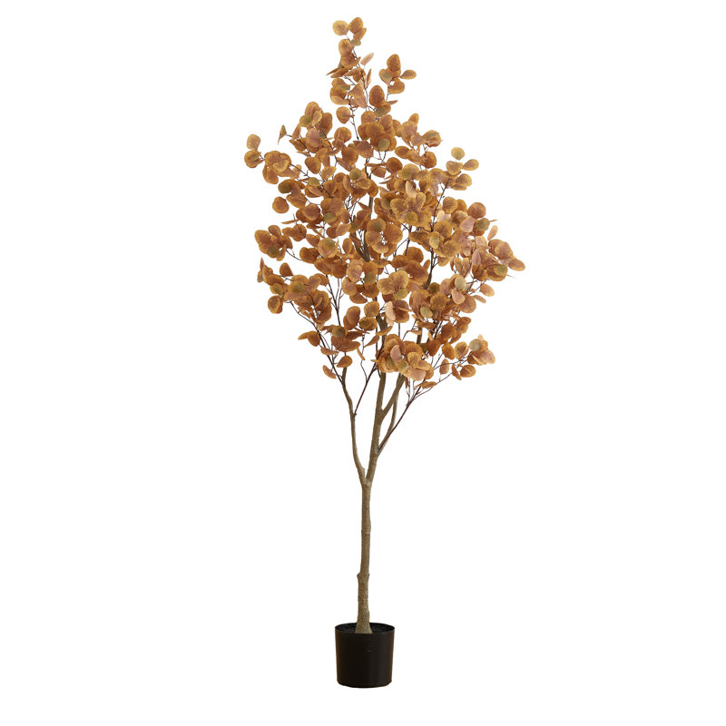 Valenzuela 84'' Faux Eucalyptus Tree in Pot