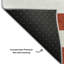 Tapis rouge Cerrito AMF528 lavable à la machine de qualité supérieure-103949226