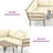 Forbell 5 - Person Patio Conversation Sets with Cushions