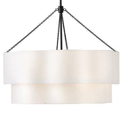 Gwen 8 - Light Steel Chandelier