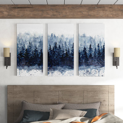 «A Premium Indigo Forest», reproduction d'art sur toile