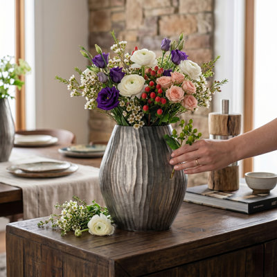 Metal Table Vase