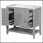 Meuble-lavabo 36 po avec trois tiroirs-345564301