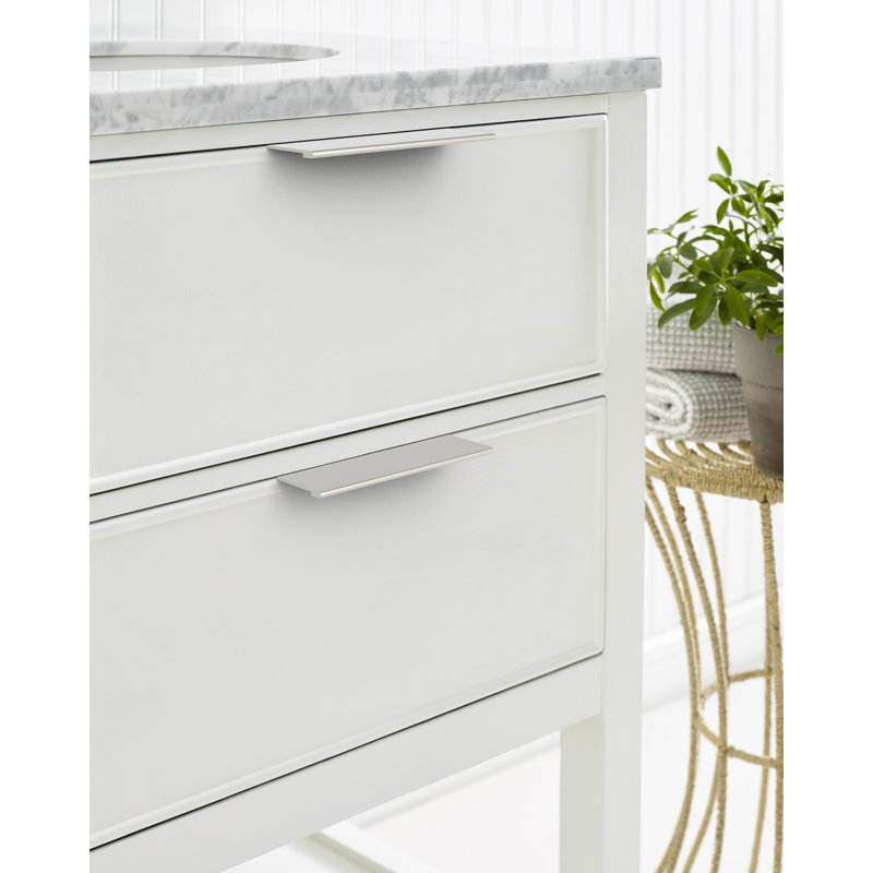 Poignée de meuble Streamline II - paquet de 25, 5", Nickel satiné
