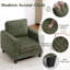 Chaises d'appoint Mid-Century avec dossier large-1186122527