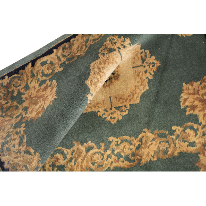 Hand-Knotted High-Quality Black Area Rug