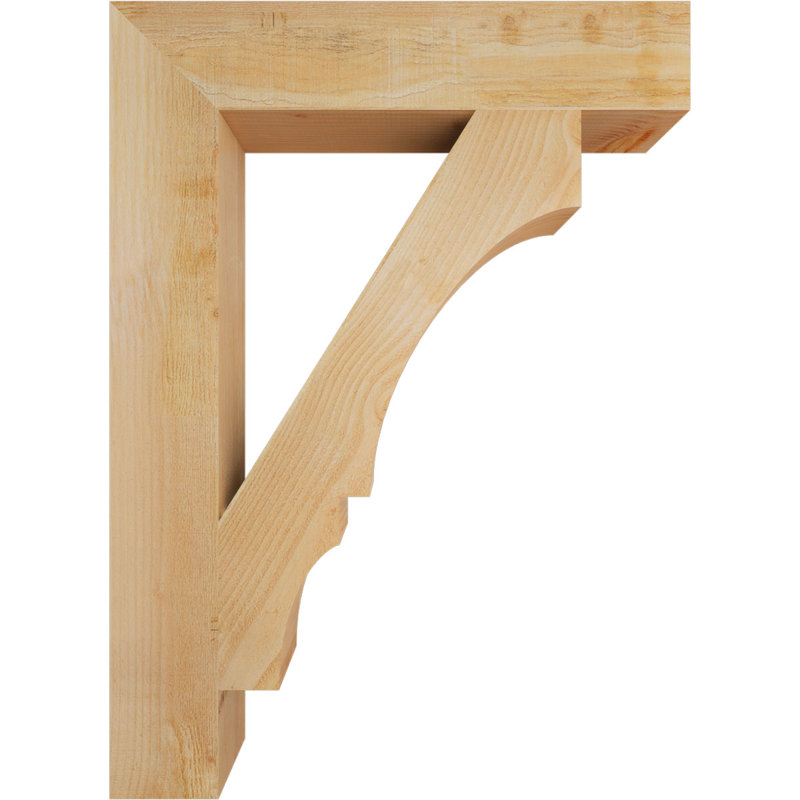 Support de bloc Balboa, Sapin Douglas scié brut, L 6 po x P 32 po x H 44 po