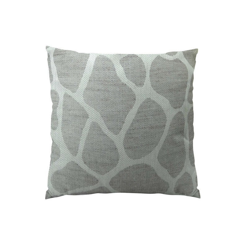 Coussin Sable, H 26 po x l 26 po, Gris / Blanc, Polyester