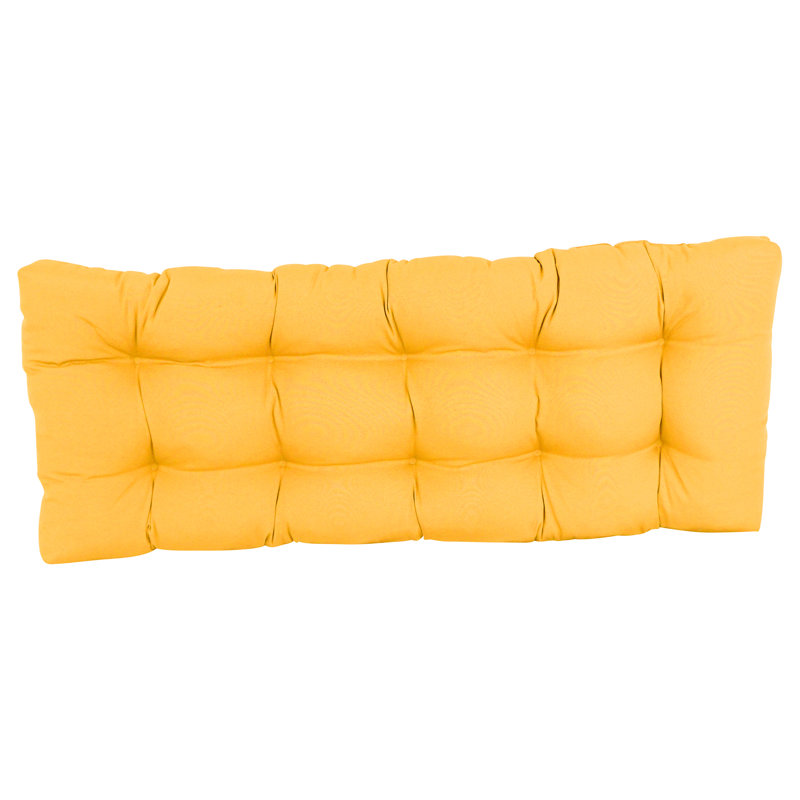 Coussin de siège en sergé, L 46 po x P 19 po, Coucher de soleil