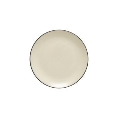 Stacked Organic 8.5'' Stoneware Salad Or Dessert Plate , Set of 6