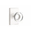 Passage Consealed Fastener Modern Disc Knob with Modern Rectangular Rosette