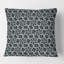 Motif floral de fond 3D. - Coussin Mid-Century-1007702839
