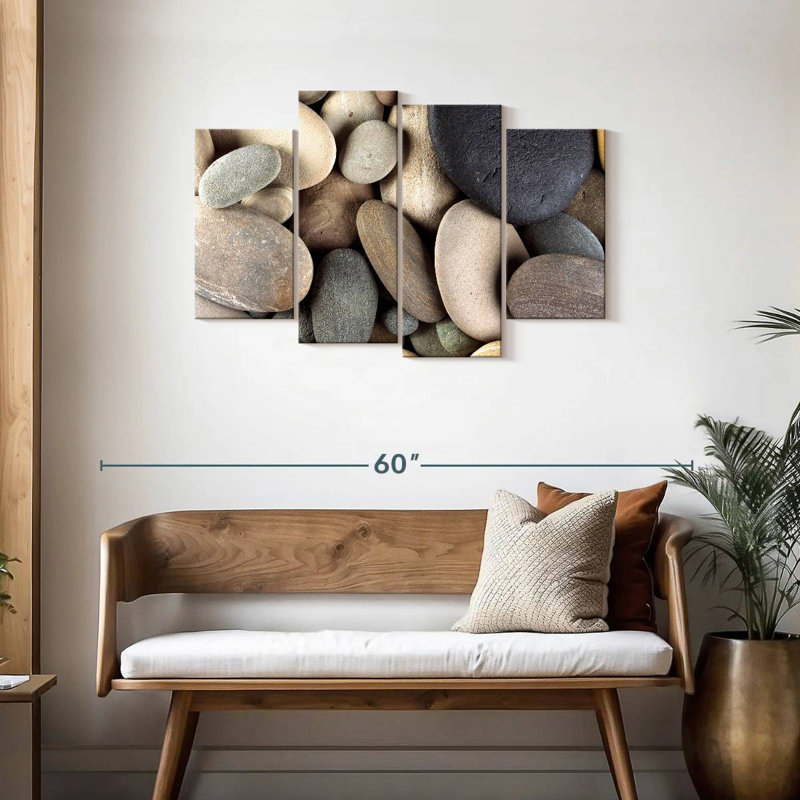 Kerrick Brown Pebbles, 27" H x 43" W