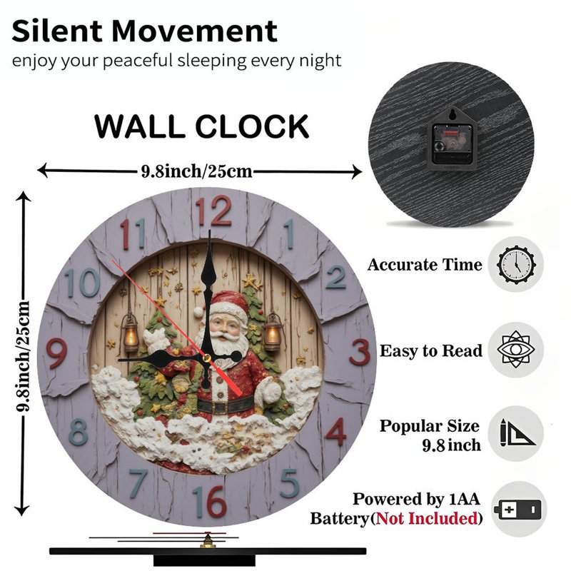 Horloge murale 9,84 "
