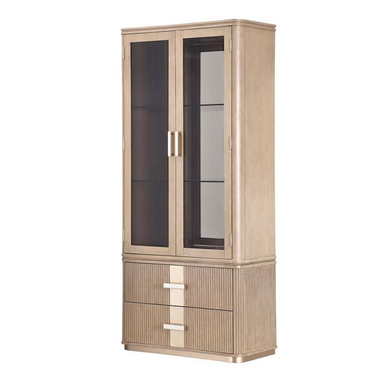 West Kensington Display Cabinet, Tan