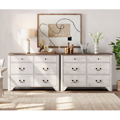 Ensemble de commodes 6 tiroirs modernes avec rangement Minimalist