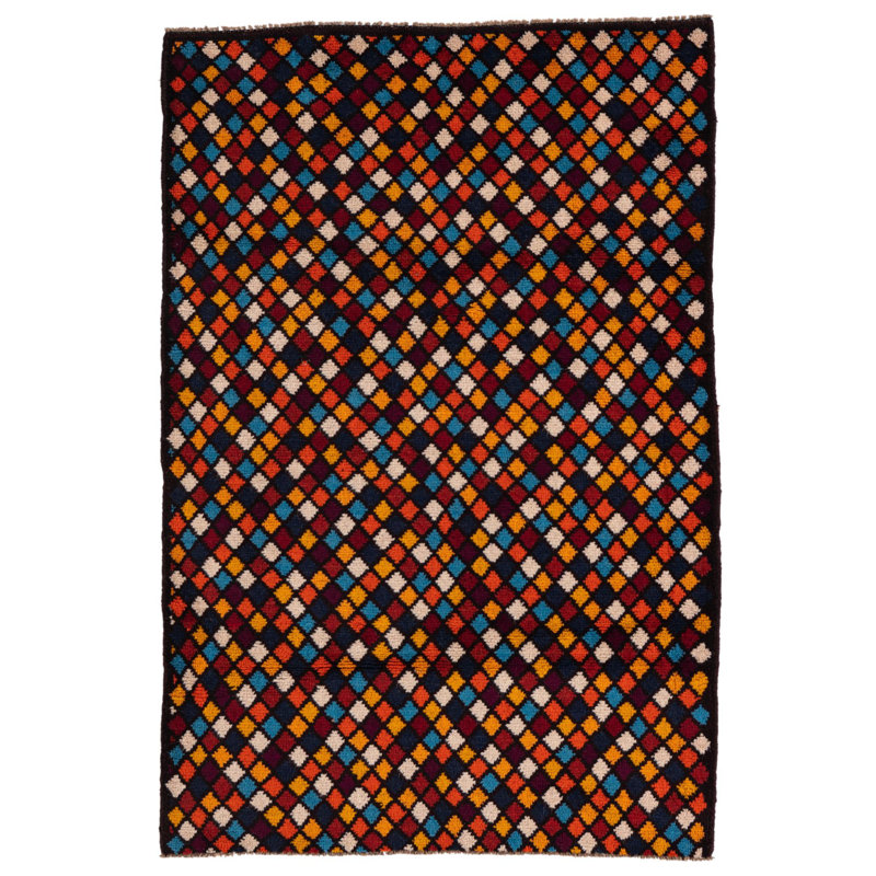 Tapis brun foncé Neela