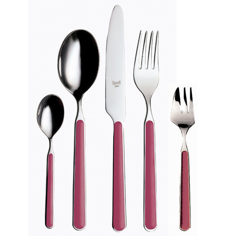 Fantasia 30 - Piece Flatware Set - Service for 6, Light-Mauve