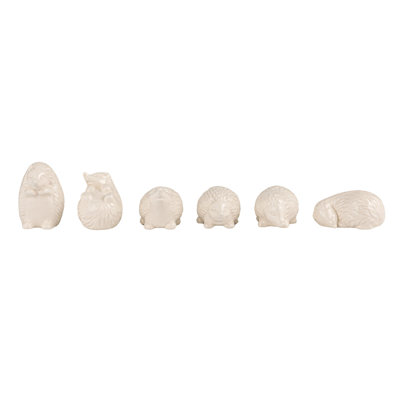 Scullion 6 Piece Lundon Decorative Wren Figurine Set