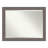 Heidenreich Wood Flat Wall Mirror-46303257