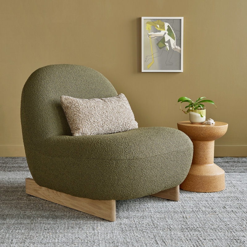 Arlo Boucle Armless Chair, Copenhagen Terra