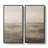 Calm Neutral Abstract Horizon - Set of 2 Framed Wall Art Print on Canvas 60"x30"x2pcs-30774776-30774779
