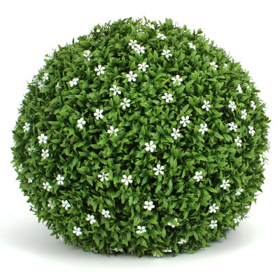 Topiaire à fleurs artificielles 15 po