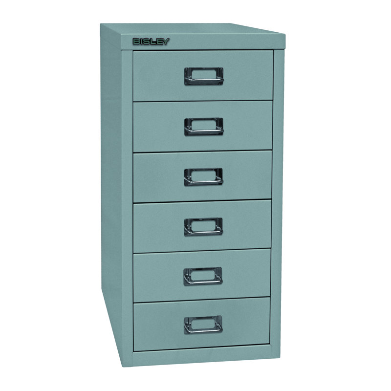 29er 27.9cm Wide 6 -Drawer File Cabinet, Silver