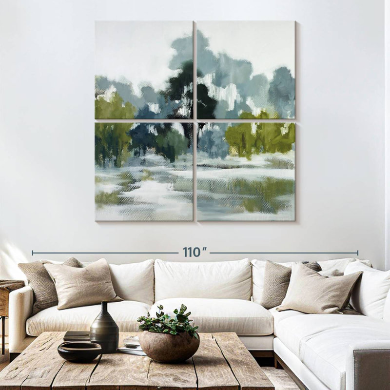 Avery River Reflections, 74" H x 74" W