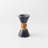 Monarch Marble & Acacia Candleholder, Black