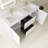 59 In.w X 20 In.d X 33 In.h Double Sink Freestanding Bath Vanity In Glossy With White Resin Top-451342977