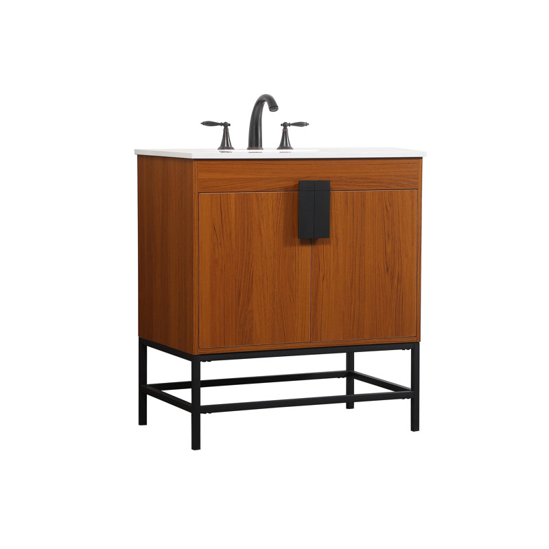 Ensemble de meuble-lavabo simple 30 po Corley, Teck