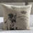 Postcard Linen Reversible Throw Pillow