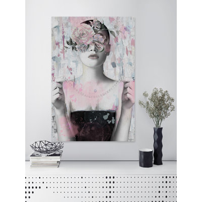 Be Like A Flower by Parvez Taj - Wrapped Canvas Painting
