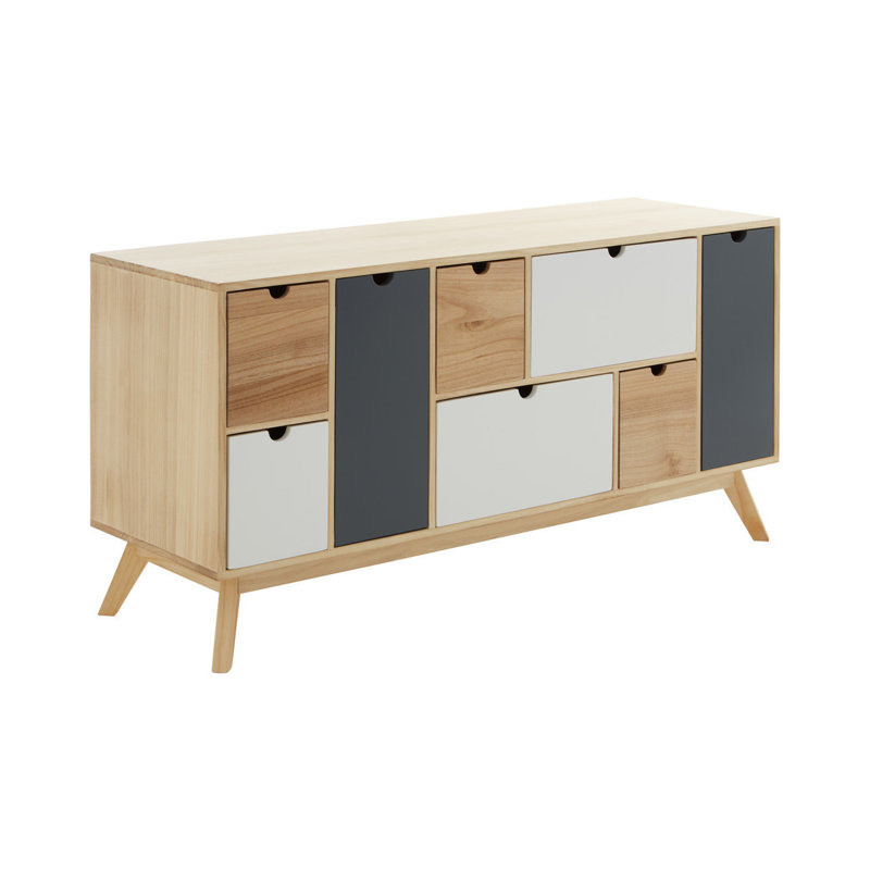 Zelda 120 cm W Chest of 6 Drawers