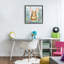 Lapin laurier sur cadre flottant Vichy, design par Paul Brent-1262823292-1262823291