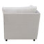Canapé modulaire inclinable modulaire en sherpa et velours avec console multifonctionnelle