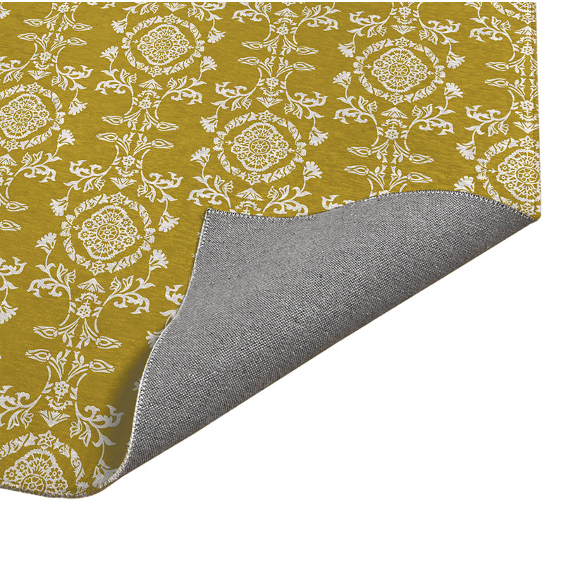 Tapis de bureau léger Jackie, Doré, L 72 po x P 48 po