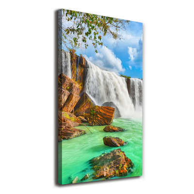 Waterfall - Wrapped Canvas Print