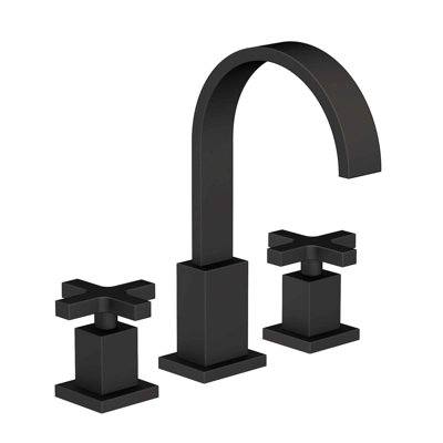 Secant Widespread Bathroom Faucet with Drain Assembly