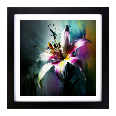 Lily FlowerNo.1 - Framed Print
