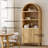 70.9"H*30.7"W 3-Tier Book Cabinet Storage Bookcase-1316262223