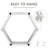 Lakefield 3 Piece Hexagon Floating Shelf-2015650744