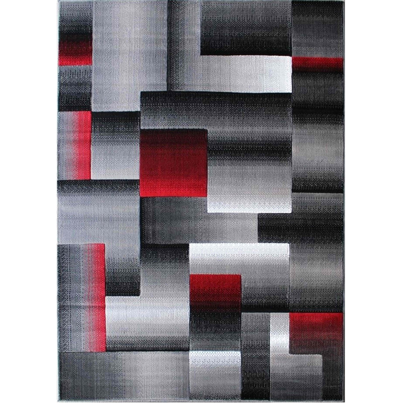 Tanaga Geometric Indoor Rug, Rectangle 7'8" x 10'