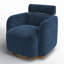 Fauteuil d'appoint pivotant avec appui-tête réglable Becerril-1899824102-1899824097