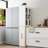 70.87" H Display Storage Cabinet With 4 Pull-out Shelves & 2 Glass Doors - Modern Multi-functional Pantry Cabinet For Kitchen, Living Room, Or Dining Room-2093234798