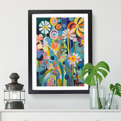 Retro Flowers Vol.1 - Single Picture Frame Print